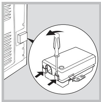 HOTPOINT FH 83 C IX/HA - Montaje del cable de alimentacion electrica - 1