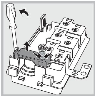 HOTPOINT FH 83 C IX/HA - Montaje del cable de alimentacion electrica - 2