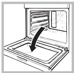 HOTPOINT FH 83 C IX/HA - Cleaning the oven door - 1