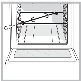 HOTPOINT FH 83 C IX/HA - Espeto rotatorio (somente em algunos modelos) - 1