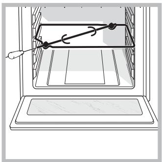HOTPOINT FH 83 C IX/HA - Girarrosto (solo in alcuni modelli) - 1
