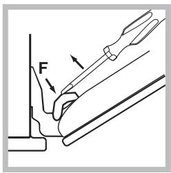 HOTPOINT FH 83 C IX/HA - Limpiar la puerta - 3