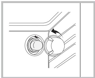 HOTPOINT FH 997 C IX/HA - Replacing the light bulb - 1