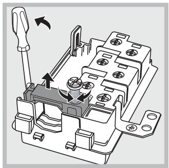 HOTPOINT FH 997 C IX/HA - Montaje del cable de alimentacion electrica - 2
