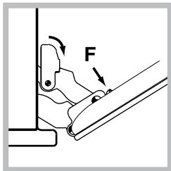 HOTPOINT FZ 65.1 - Cleaning the oven door - 2