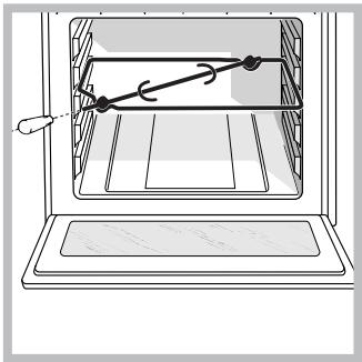 HOTPOINT FZ 962 C.2 IX/HA - Girarrosto (solo in alcuni modelli) - 1
