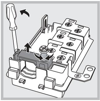 HOTPOINT FZ 962 C.2 IX/HA - Montaje del cable de alimentación eléctrica - 2