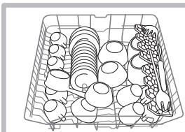 HOTPOINT LDF 12314 X EU/HA.R - Voorbeelden van het inladen van het bovenrek/ onderrek - 1