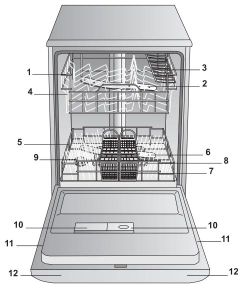 HOTPOINT LDF 12314 X EU/HA.R - Vue d'ensemble - 1