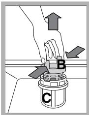 HOTPOINT LDF 12314 X EU/HA.R - Cleaning the filters - 2