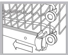 HOTPOINT LDF 12314 X EU/HA.R - Ne jamais soulever ou abaisser le panier d'un seul côté. - 1
