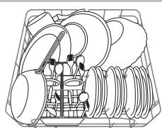 HOTPOINT LDF 12314 X EU/HA.R - Voorbeelden van het inladen van het bovenrek/ onderrek - 2