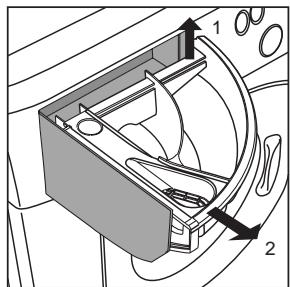 HOTPOINT ALD 140 - Son premier secret, le plus facile, c'est qu'il faut le faire pivoter vers la gauche pour l'ouvrir. - 1