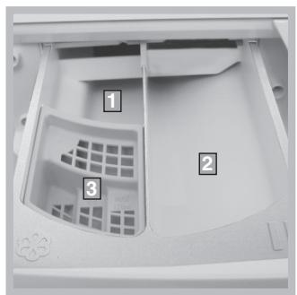 HOTPOINT AMXXL 129 - Tiroir à produits lessiviels - 1