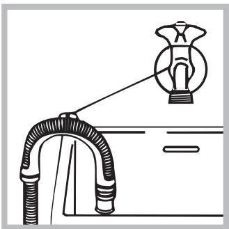 HOTPOINT AR9F 129 - Connecting the drain hose - 2
