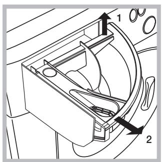 HOTPOINT AR9F 129 - Nettoyage du tiroir à produits lessiviels. - 1