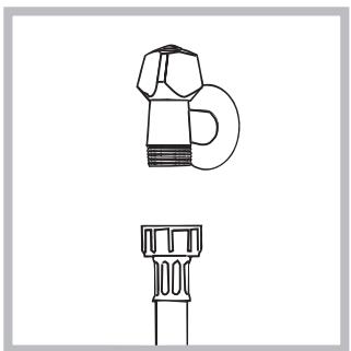 HOTPOINT AR9F 129 - Connecting the water inlet hose - 1