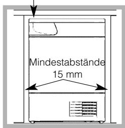 HOTPOINT ASD 79 C - Aufstellung des Wäschetrockners - 1