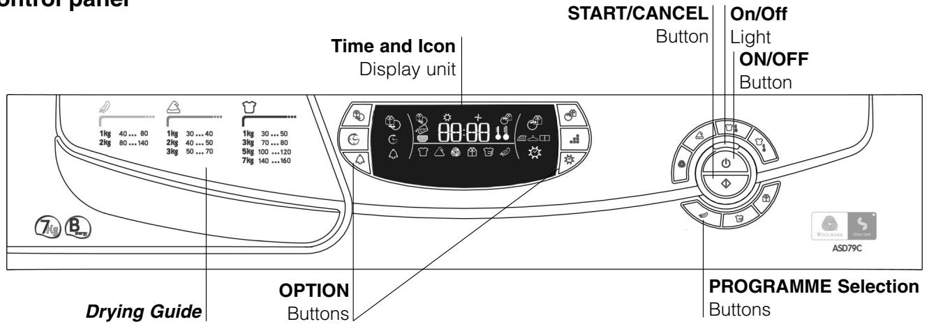 HOTPOINT ASD 79 C - Before you start using your dryer - 3
