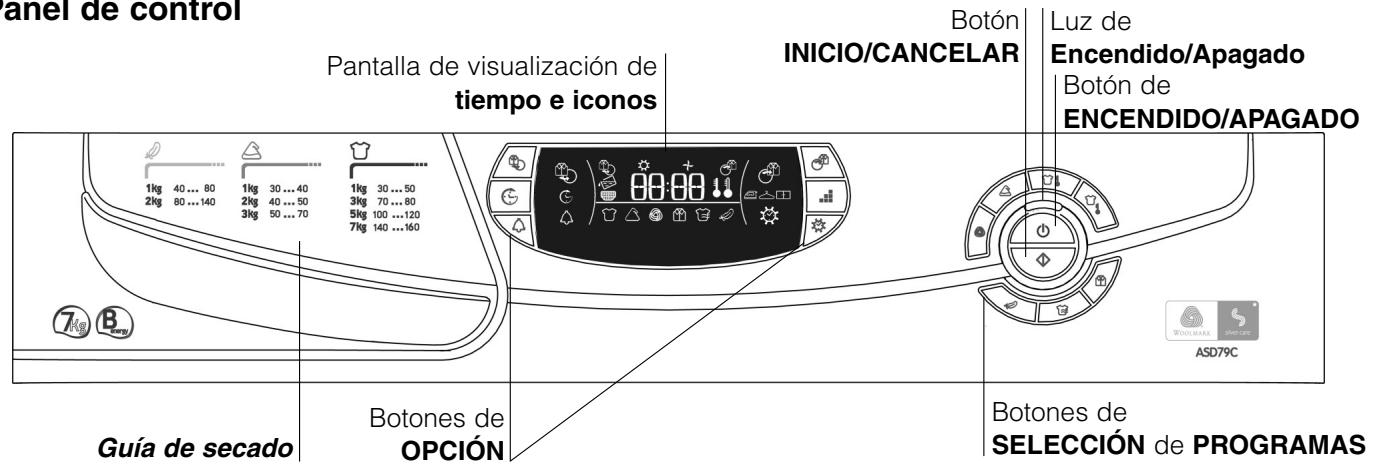 HOTPOINT ASD 79 C - Antes de empezar a utiliser la secadora - 2