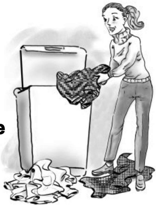 HOTPOINT AT50 - Garments treated with petrol-based stain remover. - 1