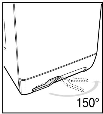 HOTPOINT AT50 - Putting your appliance in place and moving it. - 1
