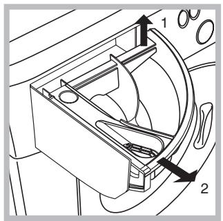HOTPOINT AVD 169 - Reinigung der Waschmittelschublade - 1