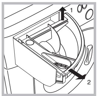 HOTPOINT AVG 16 - Reinigung der Waschmittelschublade - 1