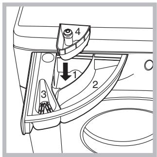 HOTPOINT AVG 16 - Detergent dispenser - 1