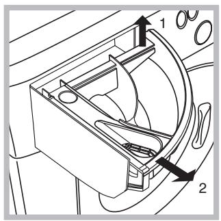 HOTPOINT AVG 16 - Cleaning the detergent dispenser - 1