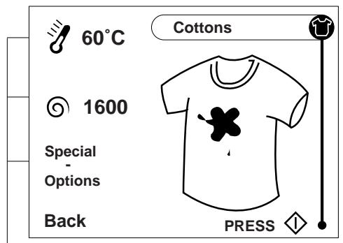 HOTPOINT AVG 16 - Settings Menu - 1