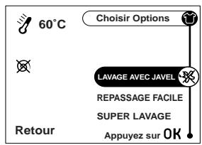 HOTPOINT AVG 16 - Menu sélections - 4