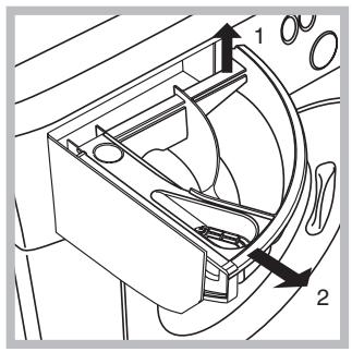 HOTPOINT AVL 85 S - Reinigung der Waschmittelschublade - 1