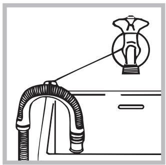 HOTPOINT AW 149 - Vidange - Evacuation dans l'évier - 1