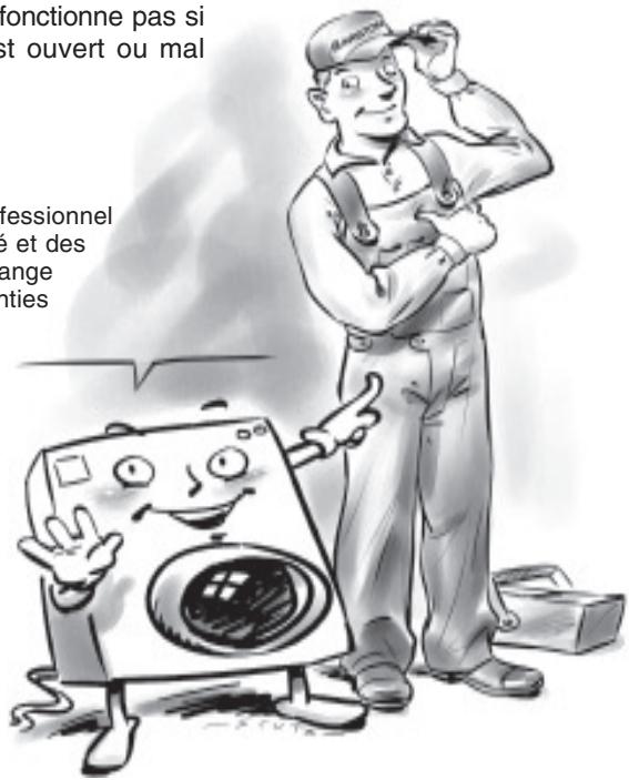 HOTPOINT AWD 120 - Le lave-linge séchant ne démarre pas. - 1