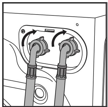 HOTPOINT AWD 120 - Connection to the water mains - 1