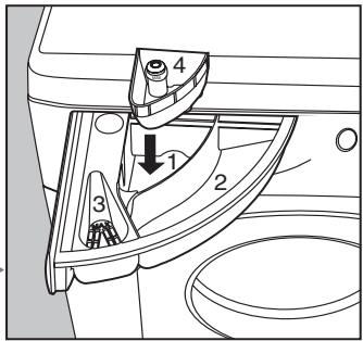 HOTPOINT AWD 129 - Detergent dispenser - 1
