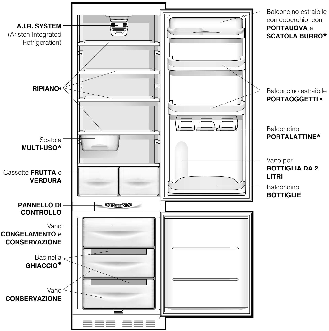 HOTPOINT BCB 333 A VE I C - Vista d'insieme - 1