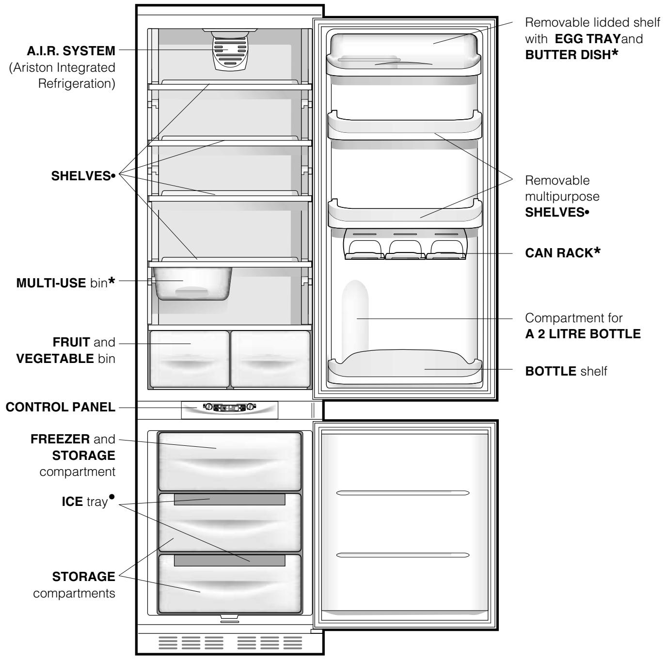 HOTPOINT BCB 333 AA VE I - Overall view - 1