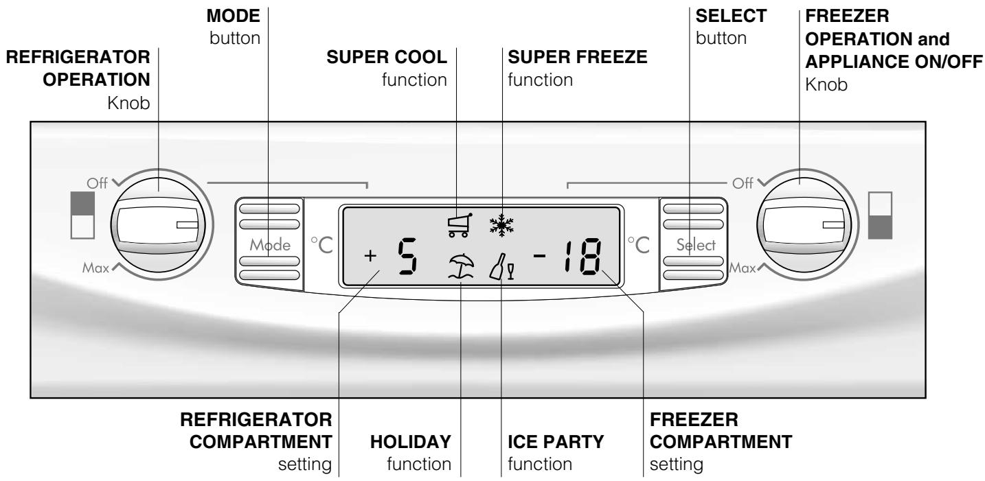 HOTPOINT BCB 333 AA VE I - Control panel - 1