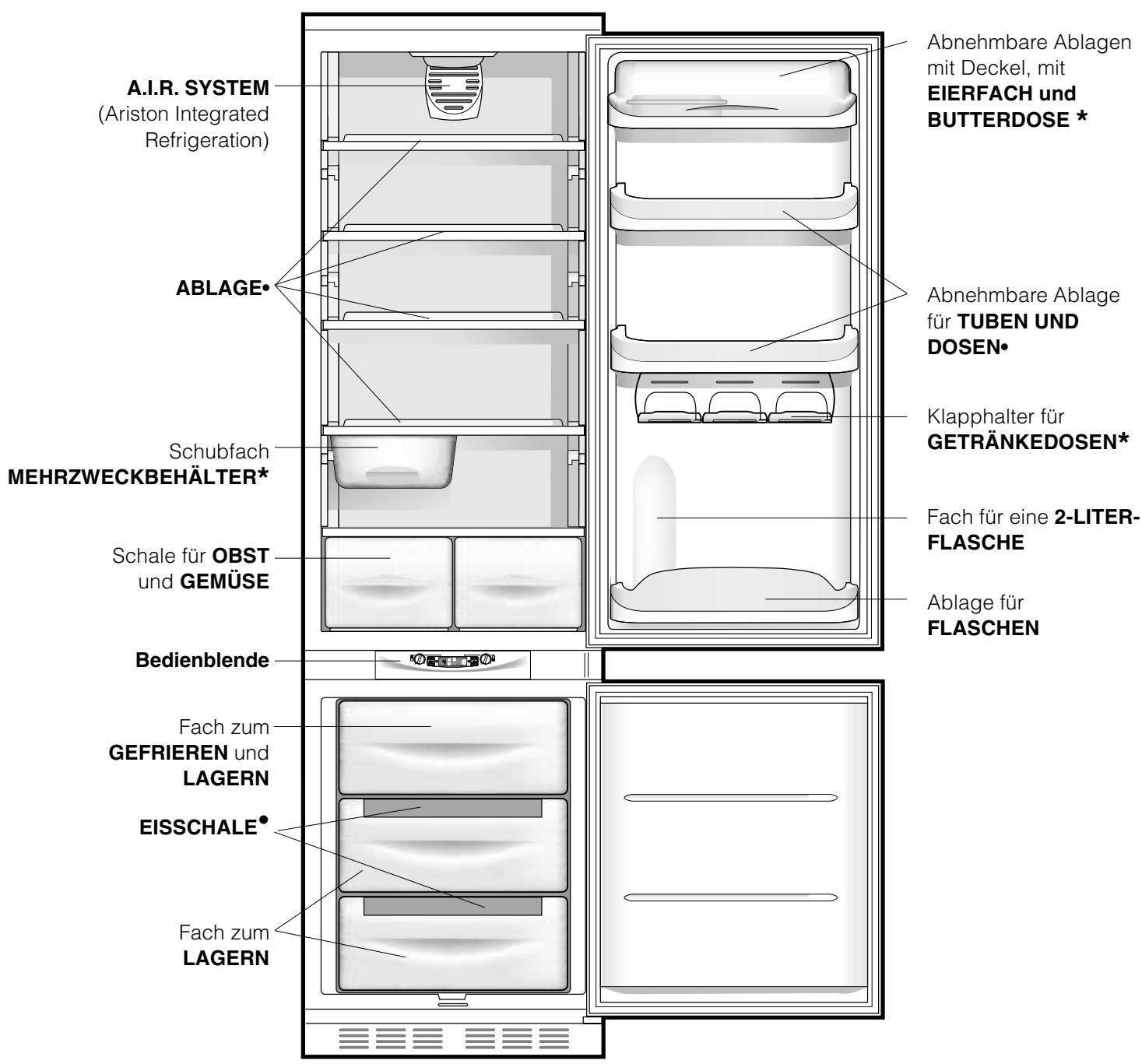 HOTPOINT BCB 333 AA VE I S - Geräteansicht - 1