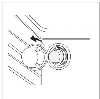 HOTPOINT C 247 G - Replacing the oven lamp - 1
