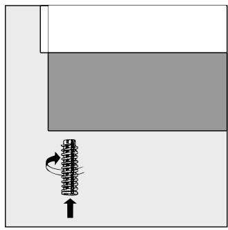 HOTPOINT C 65 F8 - Positionnement - 2