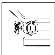 HOTPOINT CP 649 MT.1 - Changing the oven lightbulb - 1