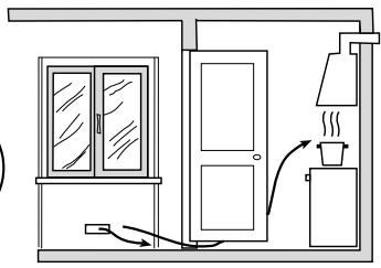 HOTPOINT CP 757 GT - Ventilazione ambiente cucina - 2