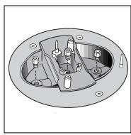 HOTPOINT CP 757 GT - Replacing the independent "double flame" burner nozzles: - 2