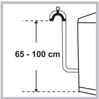 HOTPOINT ECOT7F 109 - Conexión del tubo de descarga - 1