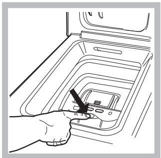 HOTPOINT ECOT7F 109 - CómoAbrir y cerrar el cesto - 2