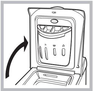 HOTPOINT ECOT7F 109 - How to open and to close the drum - 1