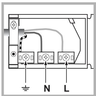 HOTPOINT FB 52 C.2 IX TD - Montagem do cabo de fornecimento - 2